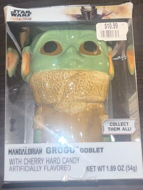 Star Wars Grogu Green and Tan Collectible Goblet